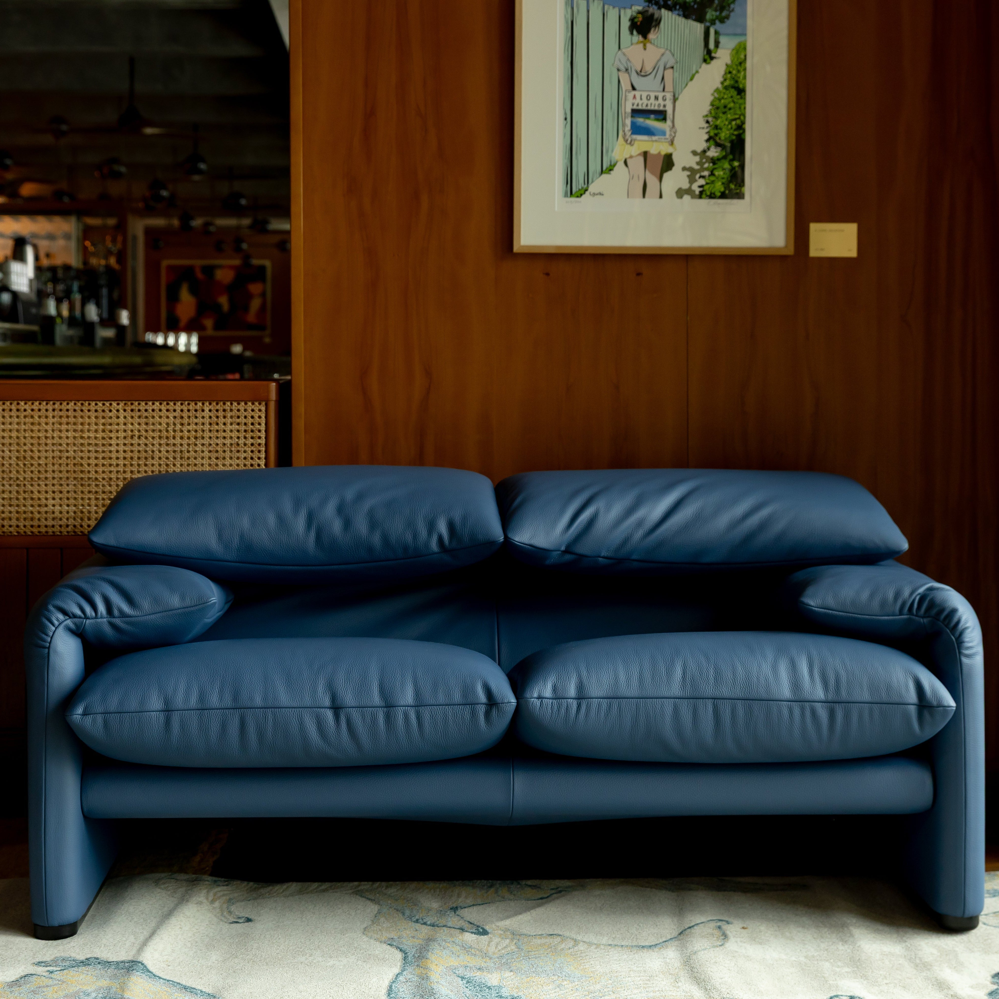 -LEATHER BLUE- MARALUNGA - CASSINA IXC×BECCIU. LIMITED