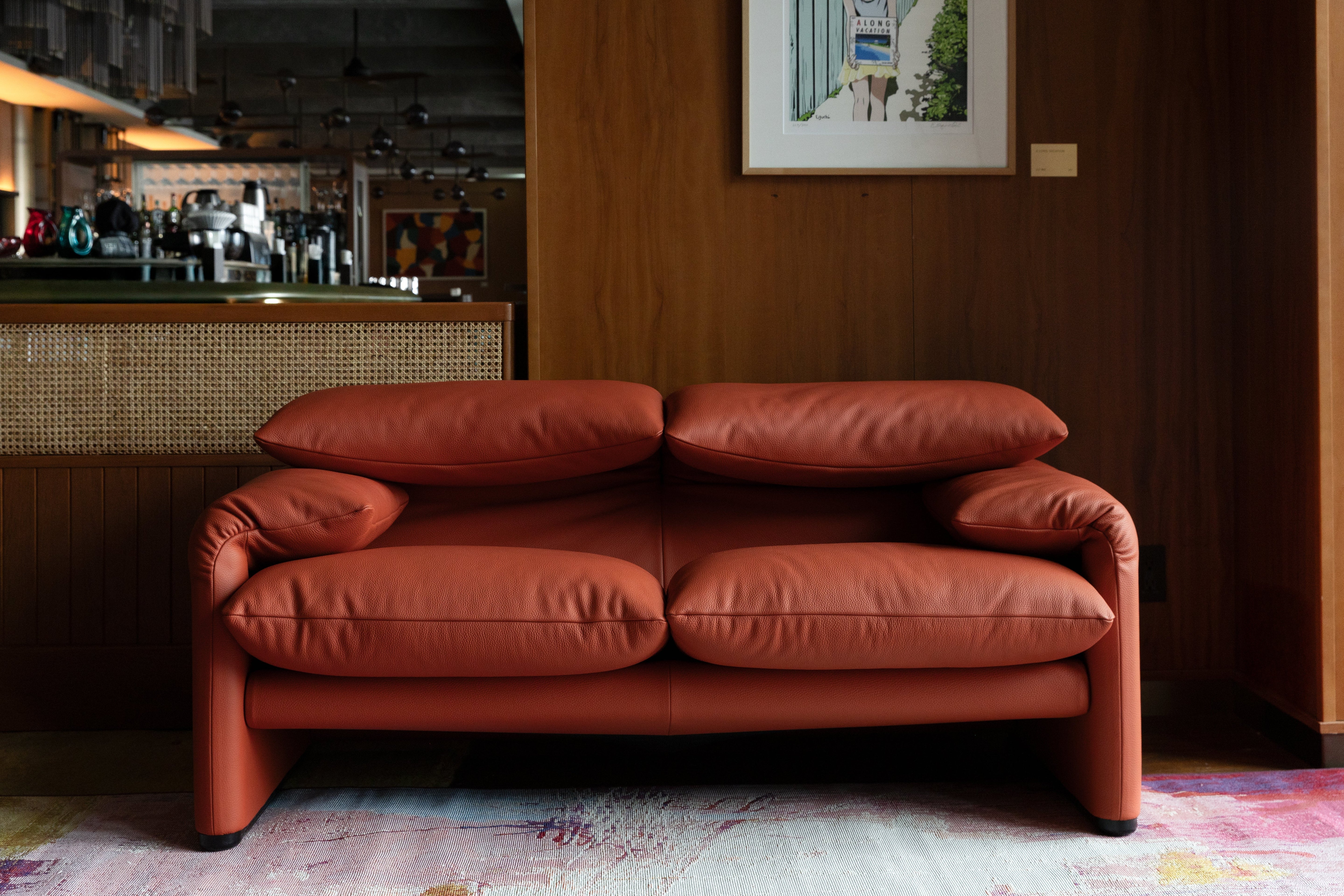 -LEATHER ORANGE- MARALUNGA - CASSINA IXC×BECCIU. LIMITED