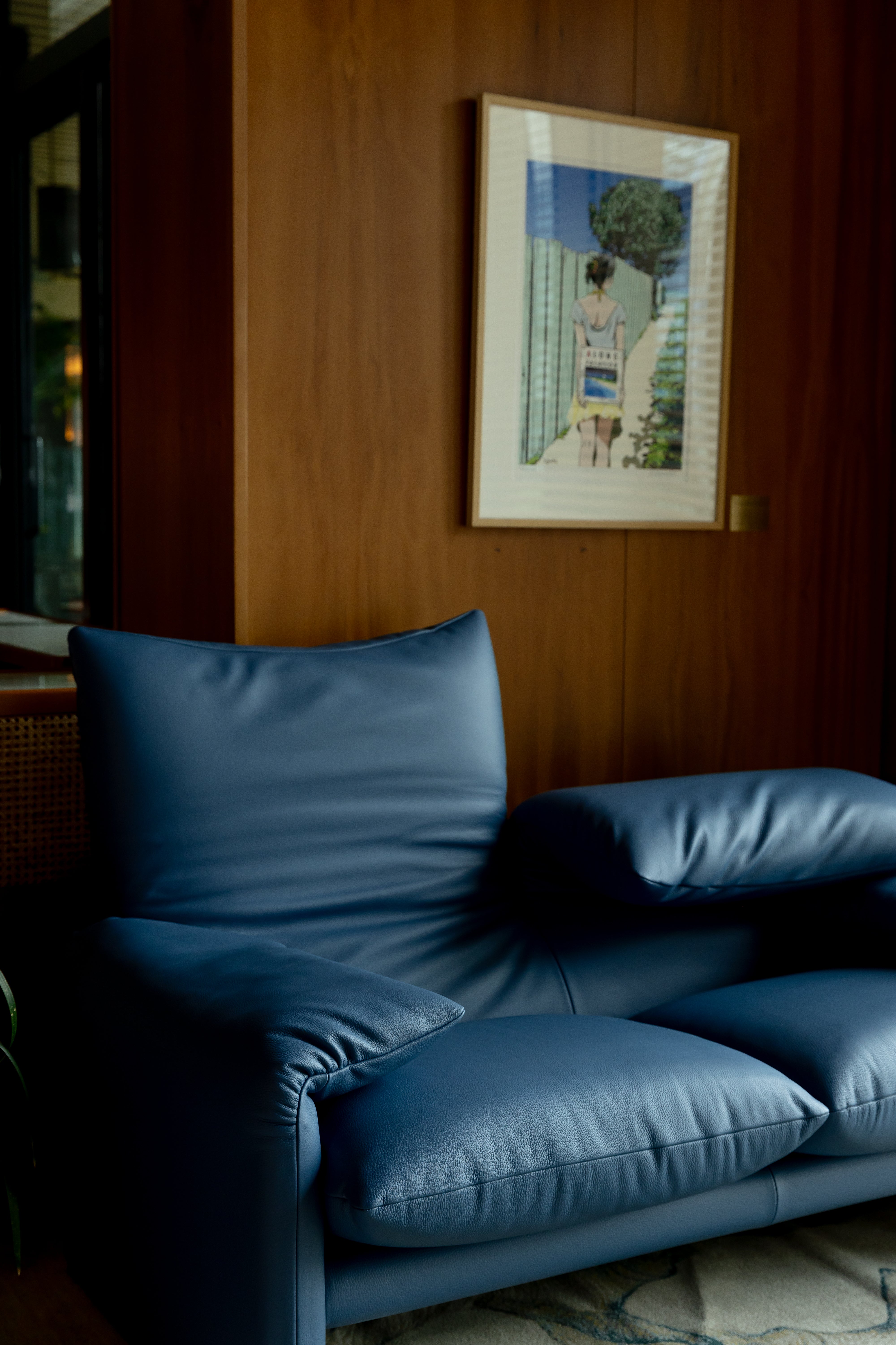 -LEATHER BLUE- MARALUNGA - CASSINA IXC×BECCIU. LIMITED