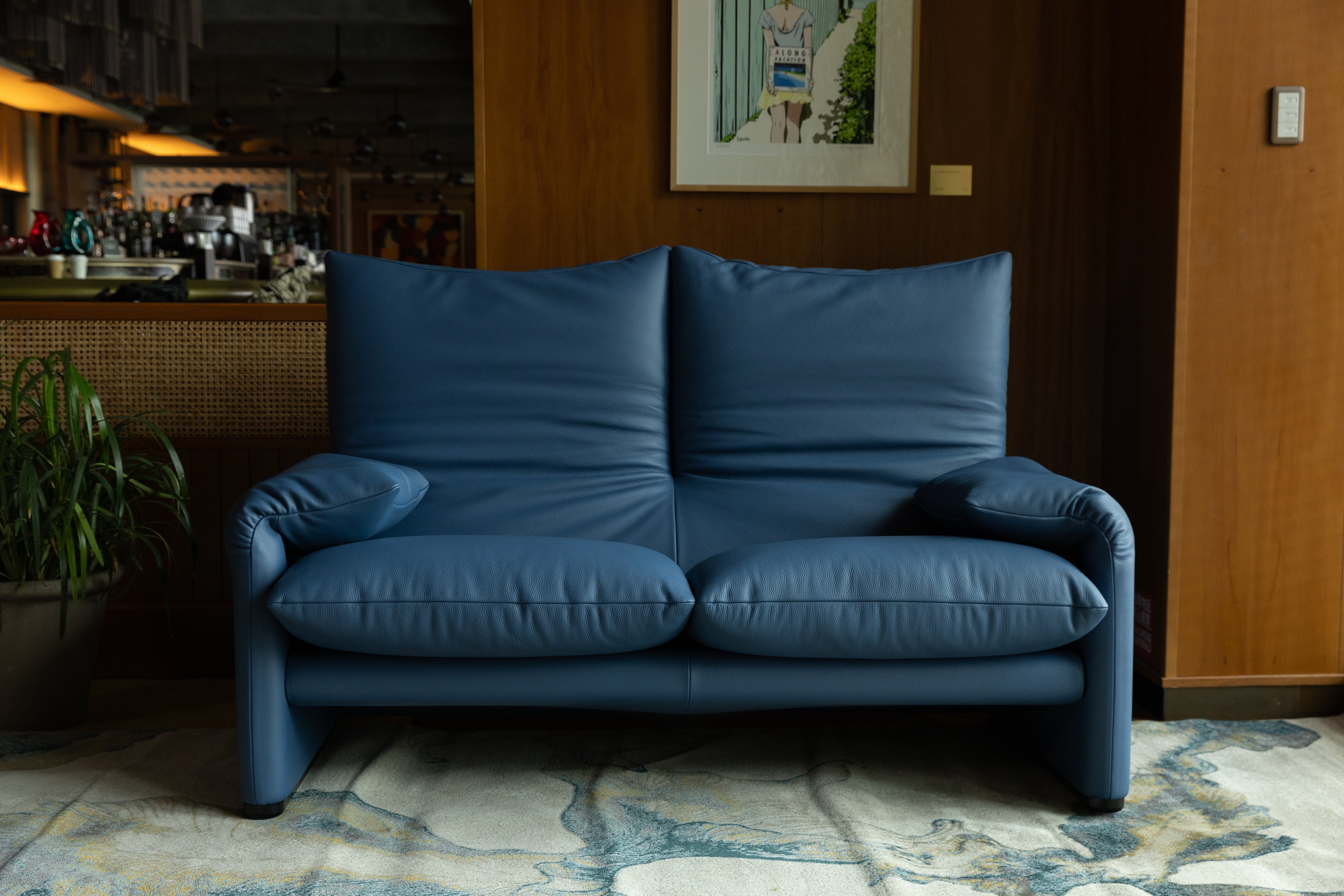 -LEATHER BLUE- MARALUNGA - CASSINA IXC×BECCIU. LIMITED