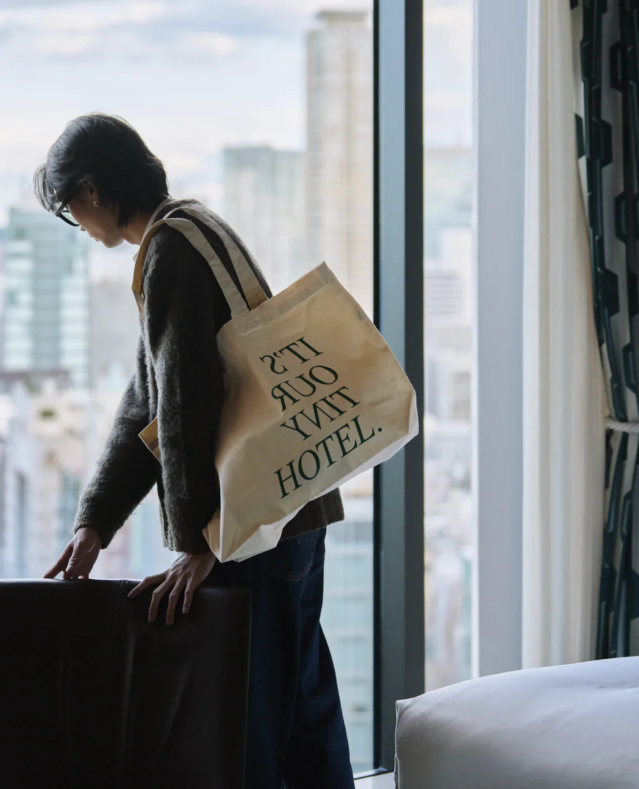 Original tote bags with BOUTIQUE (L)