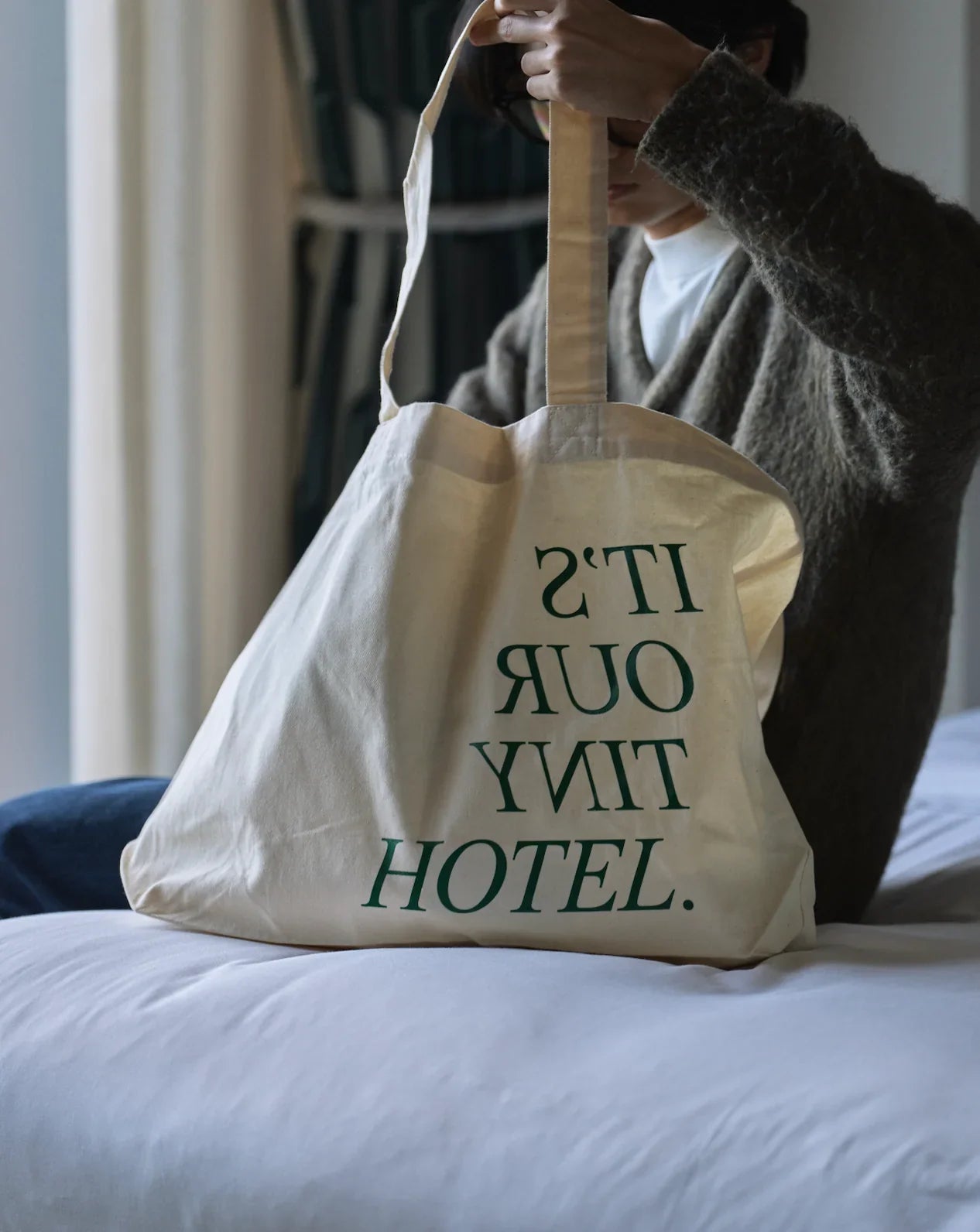 Original tote bags with BOUTIQUE (L)