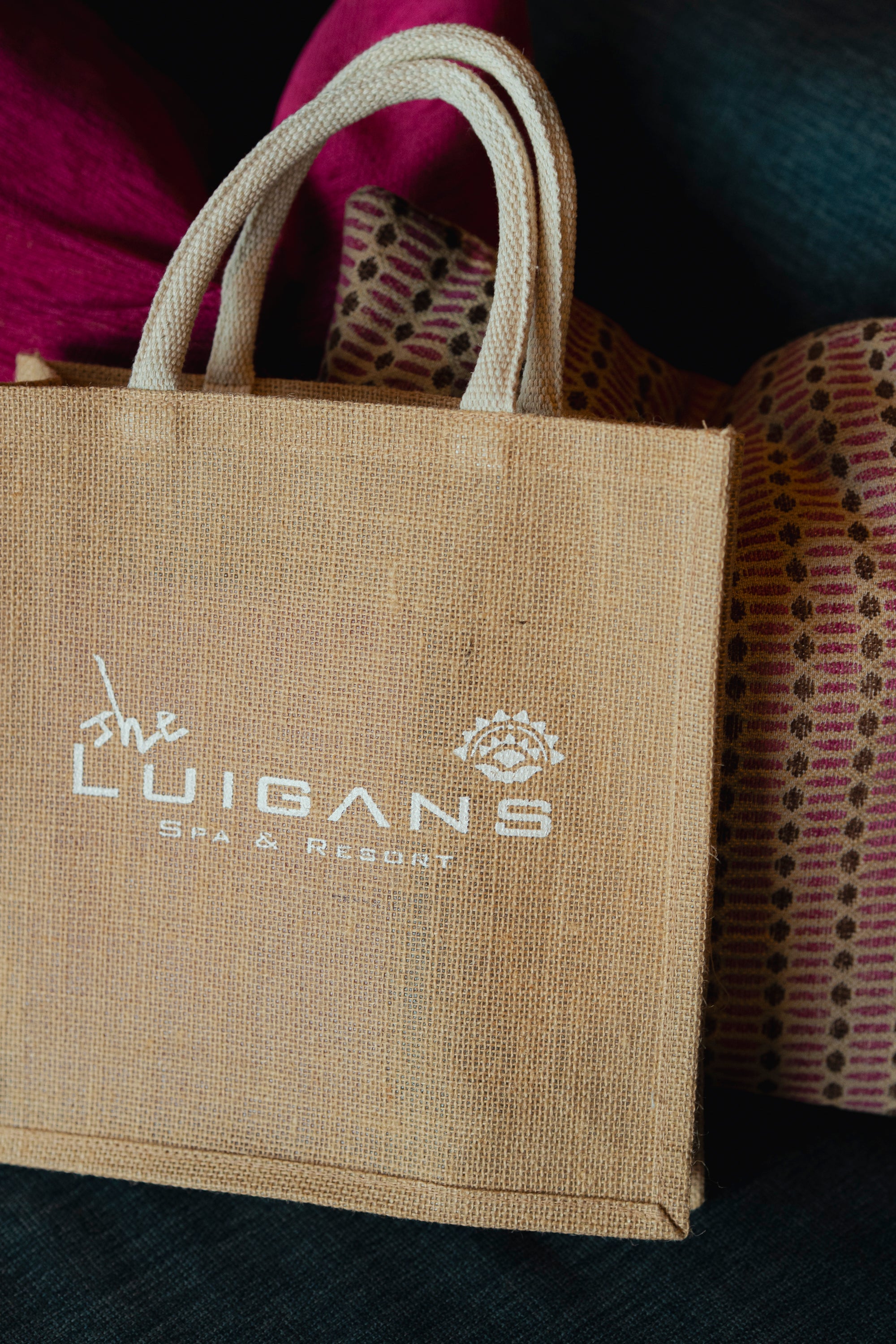 THE LUIGANS 麻バッグ(M)