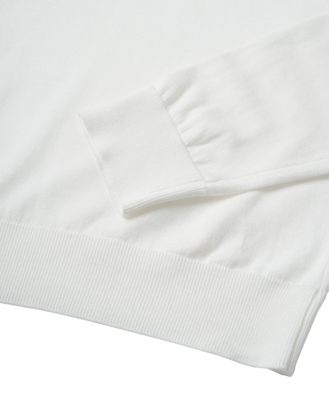鎌倉シャツ【SUVIN長袖ニットポロ】キラーストリートエディション-White-