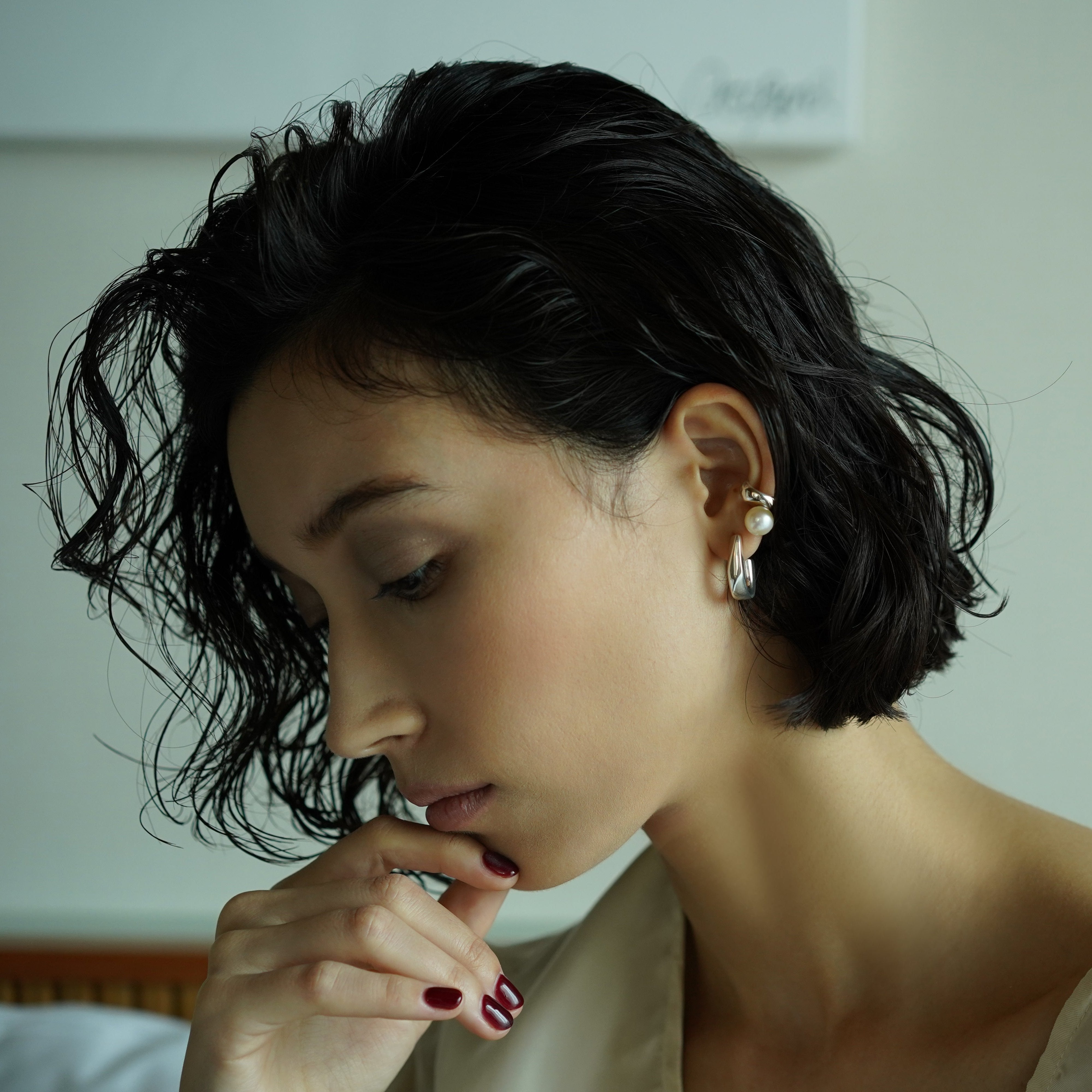 BLANC IRIS × The Dept. Store Éclat de Perl -Silver- /イヤーカフ