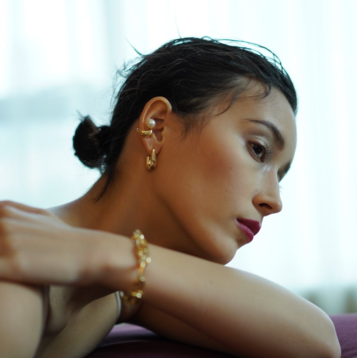 BLANC IRIS × The Dept. Store Éclat de Perl -Gold- /イヤーカフ