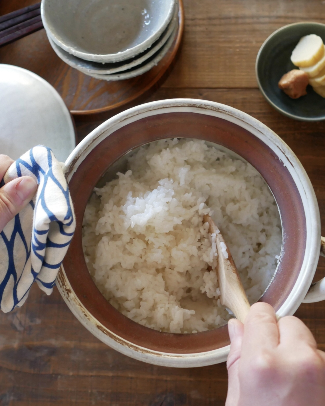 <風呂敷包装> 手火山家式 たまごかけご飯& いしざか農園 南魚沼産「しおざわ こしひかり」【贈答用】