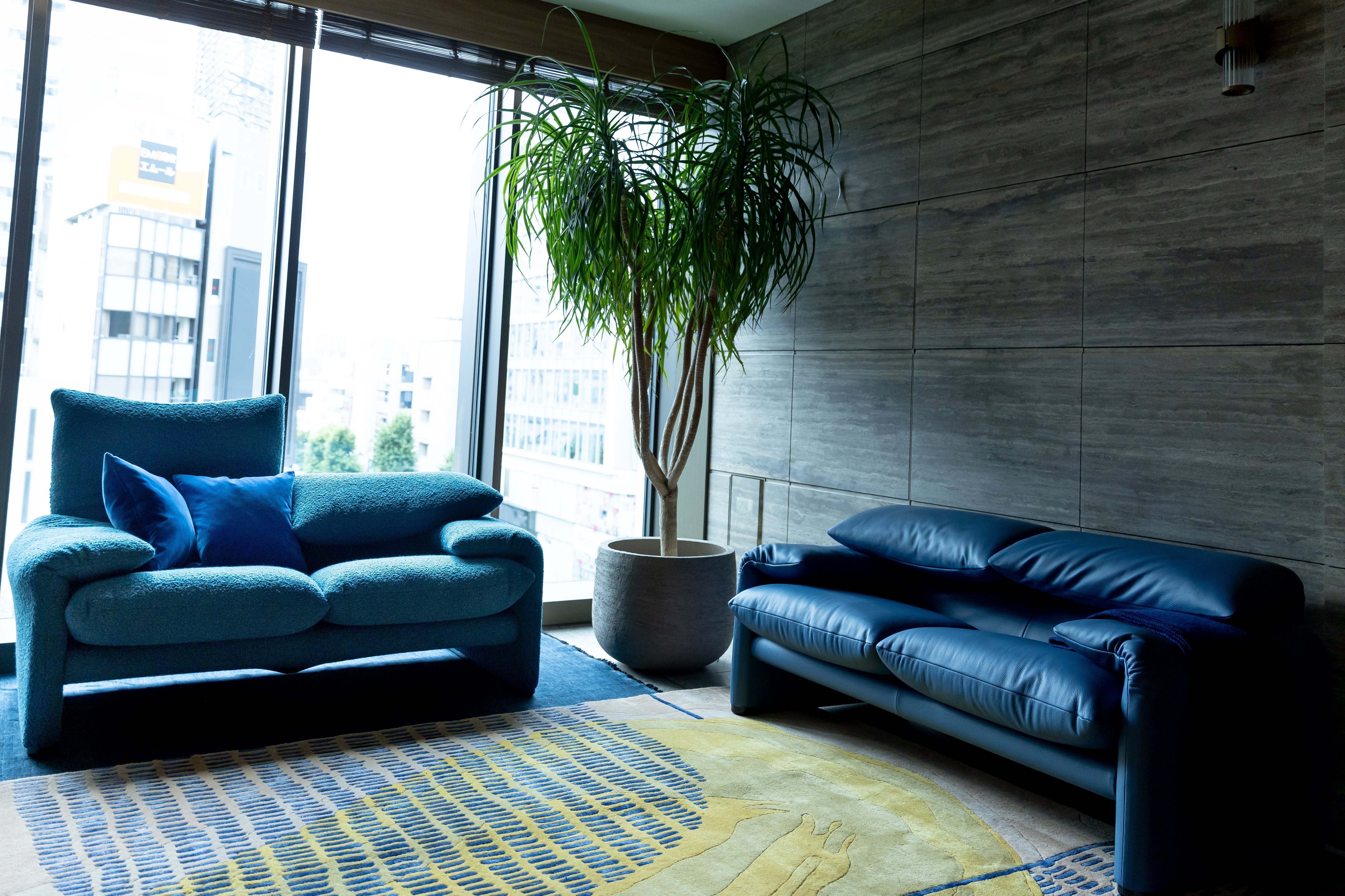 -LEATHER BLUE- MARALUNGA - CASSINA IXC×BECCIU. LIMITED
