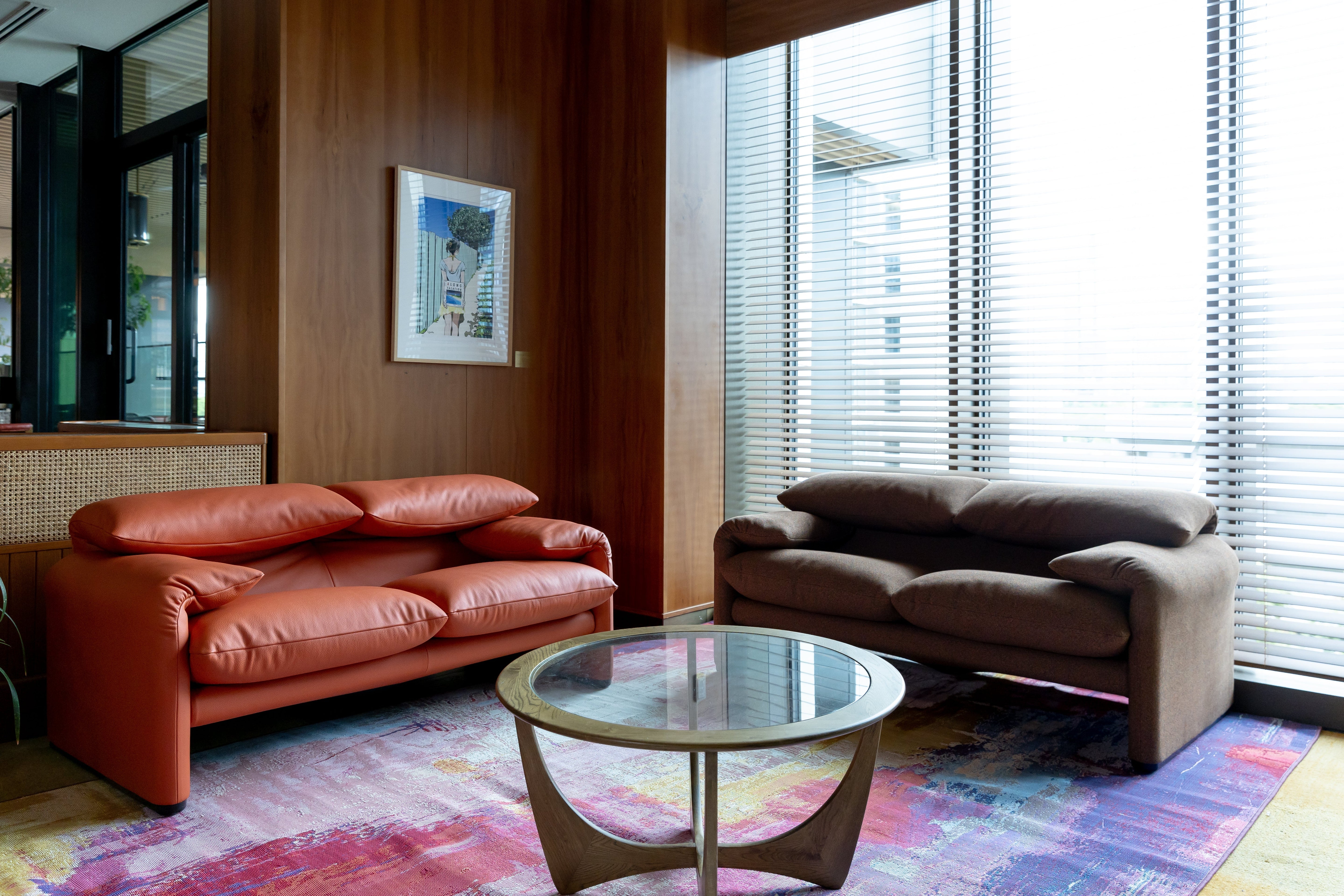 -LEATHER ORANGE- MARALUNGA - CASSINA IXC×BECCIU. LIMITED