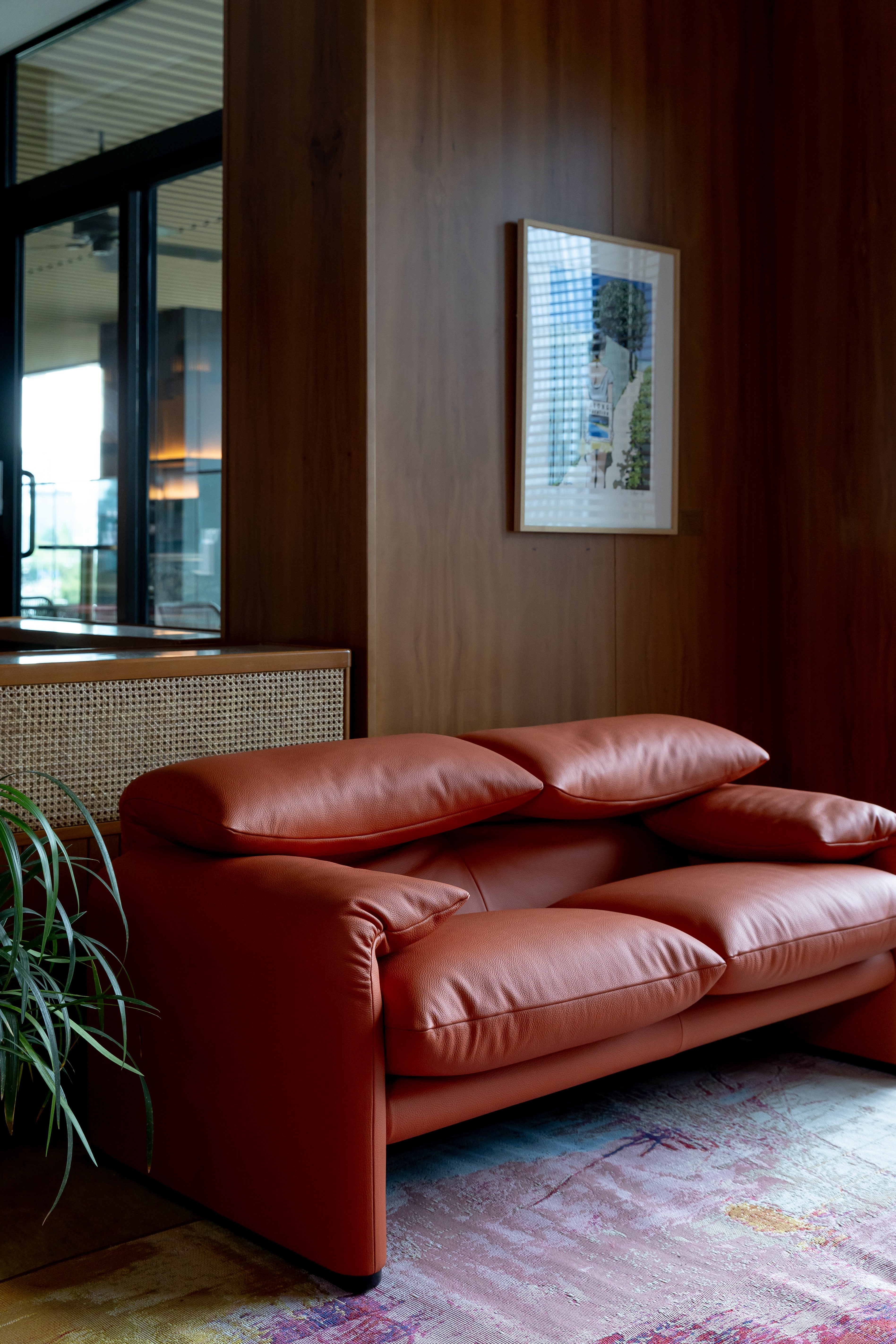 -LEATHER ORANGE- MARALUNGA - CASSINA IXC×BECCIU. LIMITED