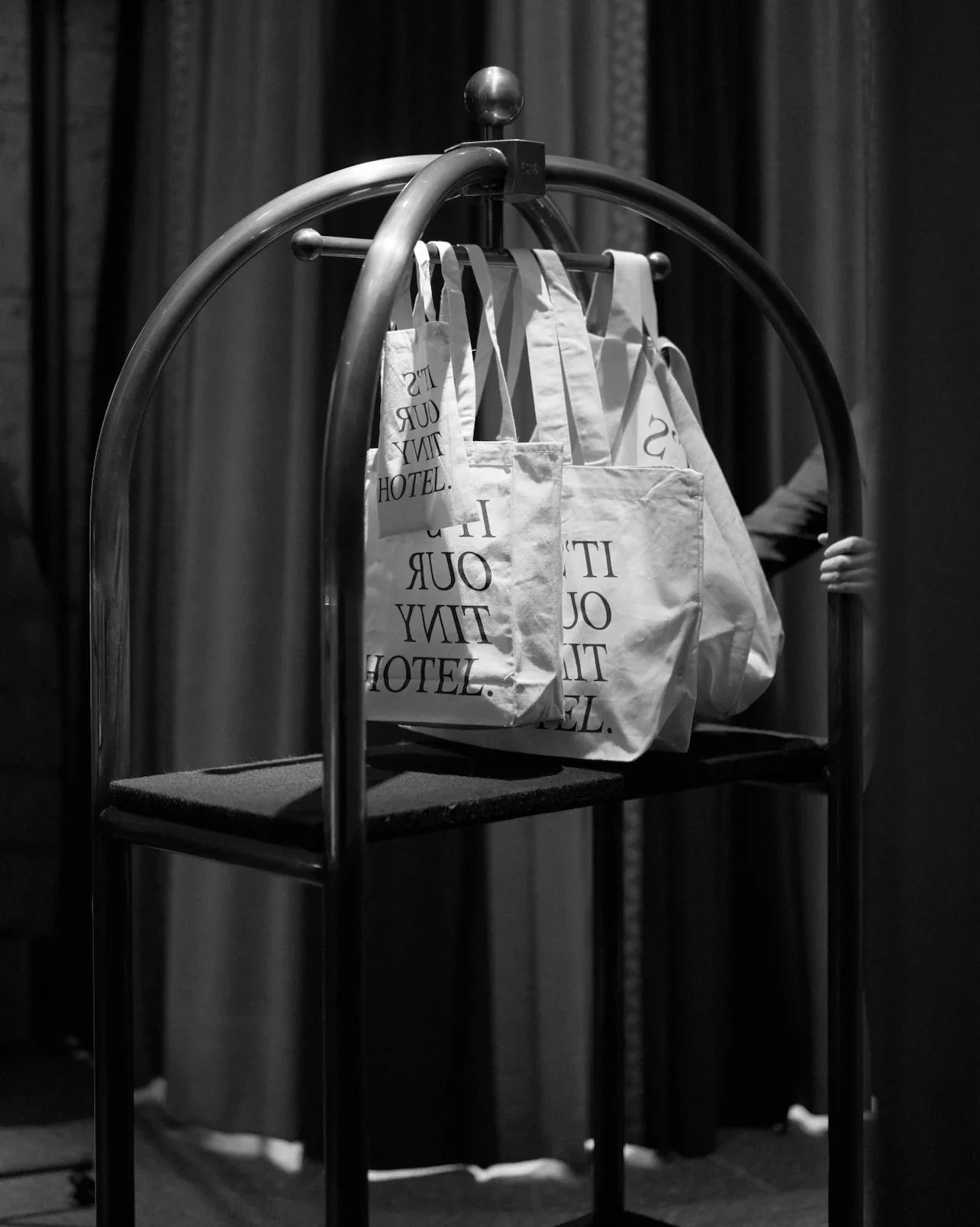 Original tote bags with BOUTIQUE (L)